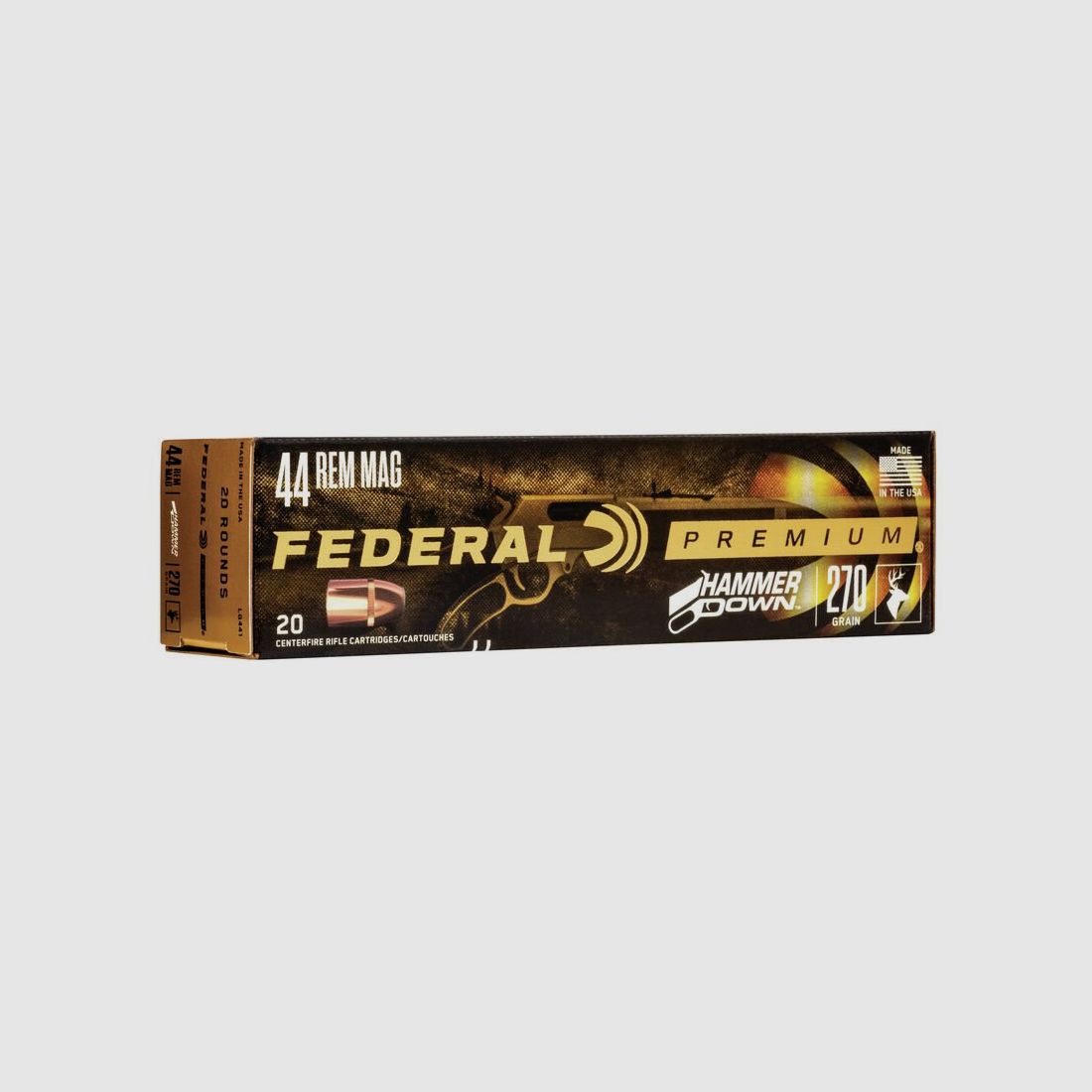 Federal HammerDown .44 Rem. Mag. 270GR Bonded Soft Point 20 Patronen