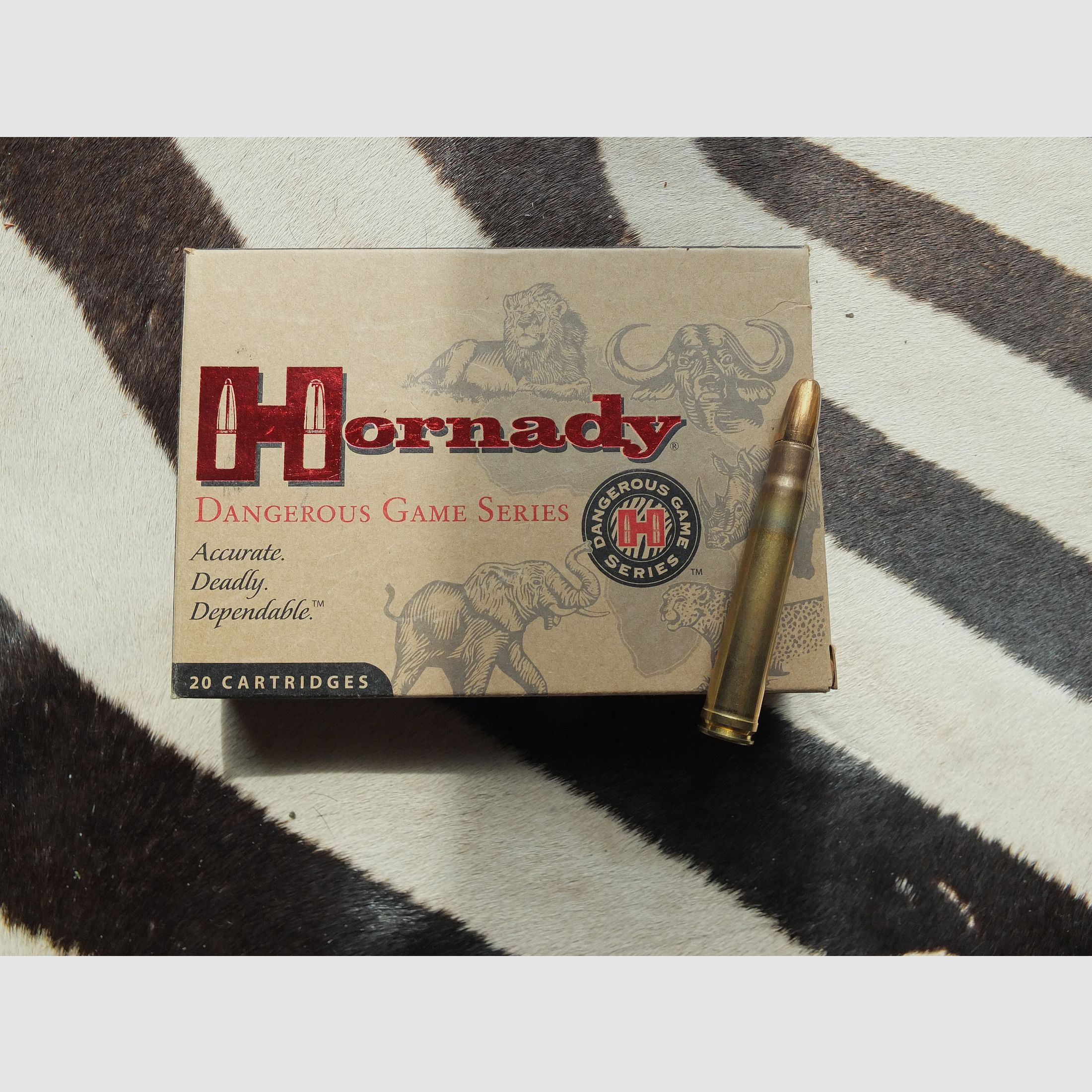 375 H&H Magnum Hornady Dangerous Game Solid 300grain