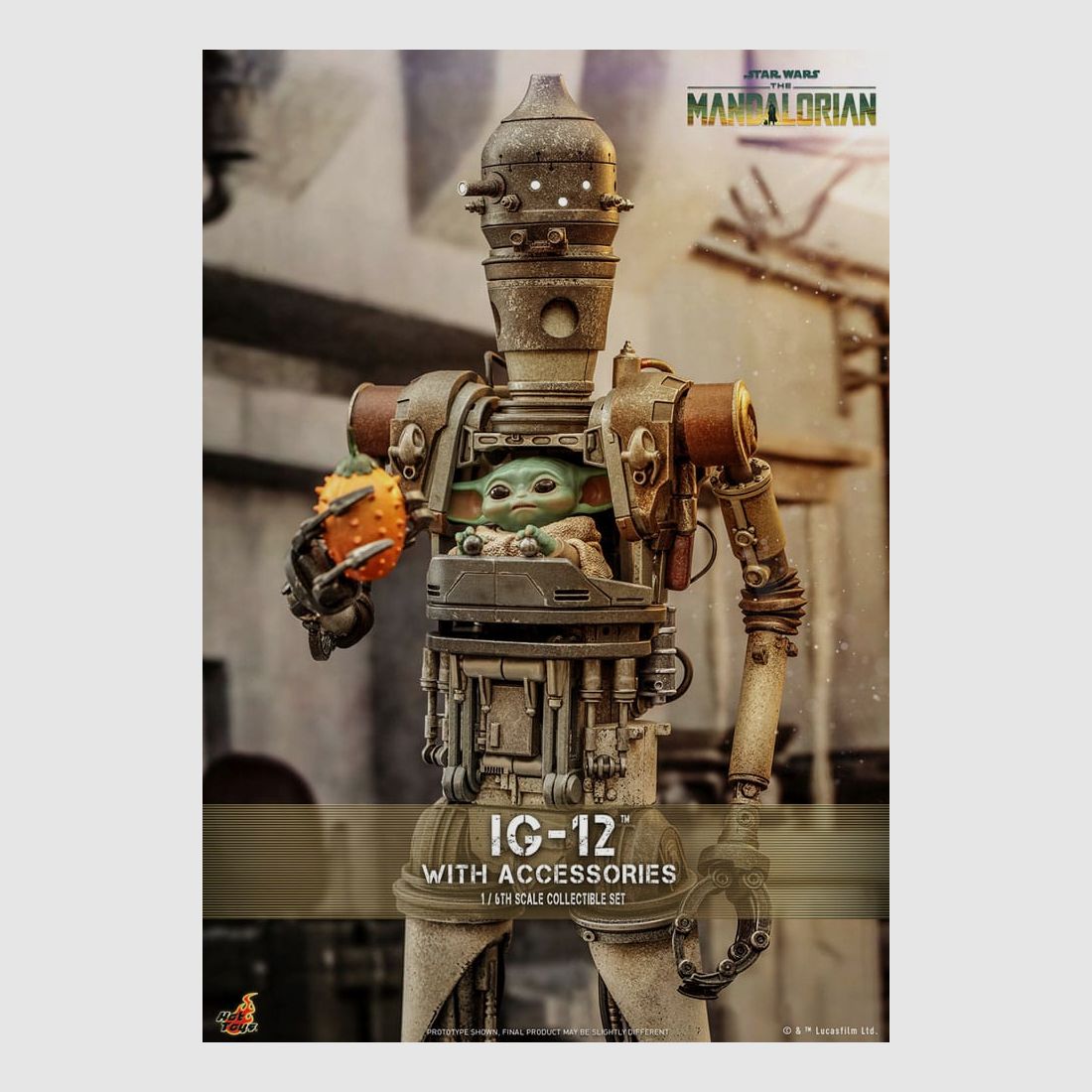 Star Wars: The Mandalorian Actionfigur 1/6 IG-12 mit Zubehör 36 cm | 43175