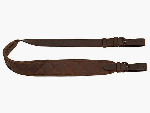 AKAH rifle sling buffalo leather with quilted padding