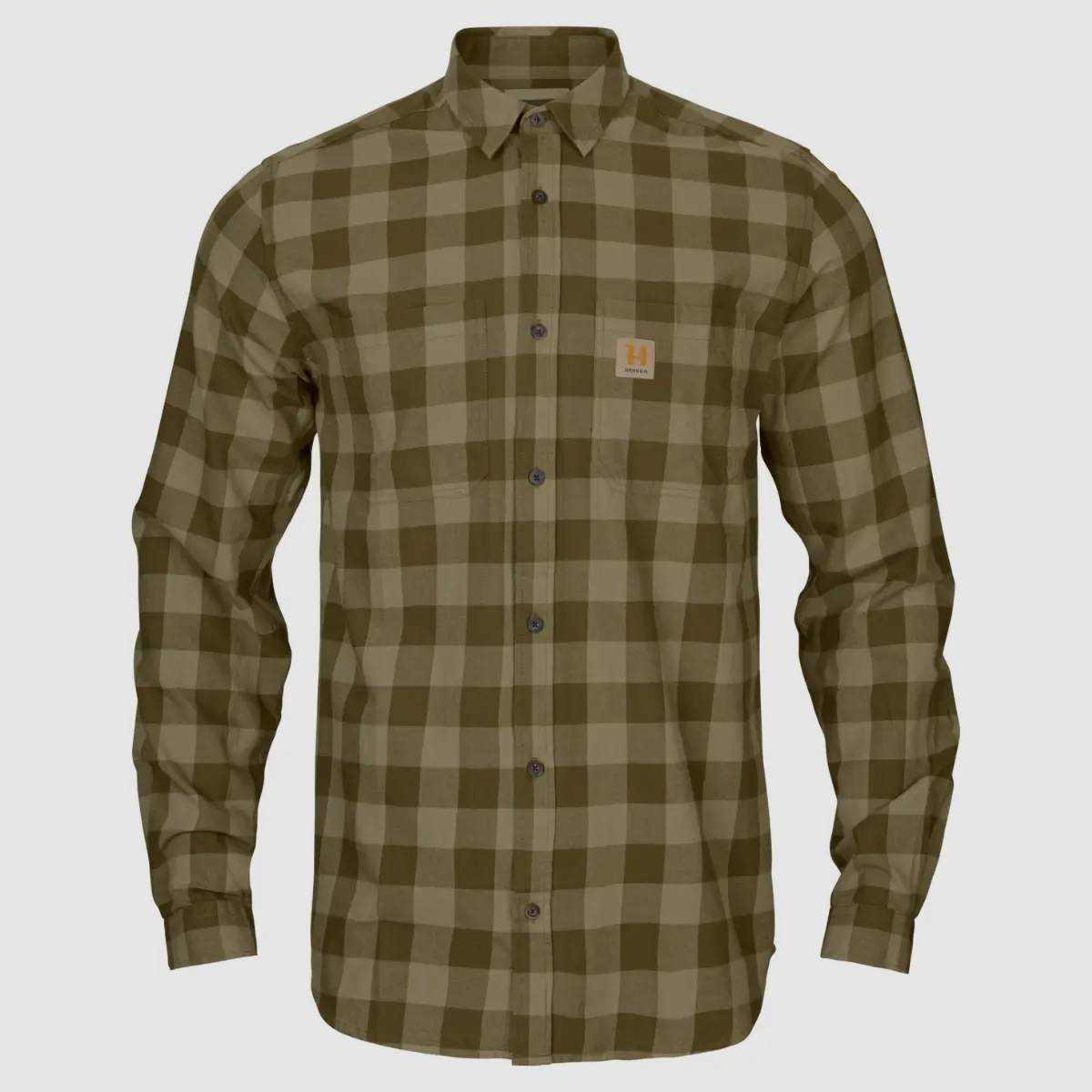Härkila Scandinavian Hemd (Dark Olive Check)
