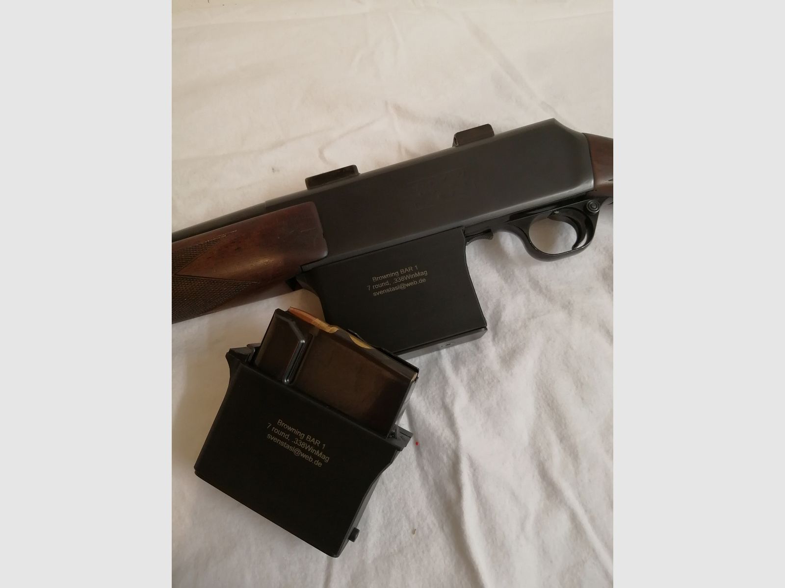 Chargeur 10 coups Browning BAR 1, Bar2, Mk1/Mk2/Mk3/4x/Zenith, Browning Maral Chargeur 10 coups