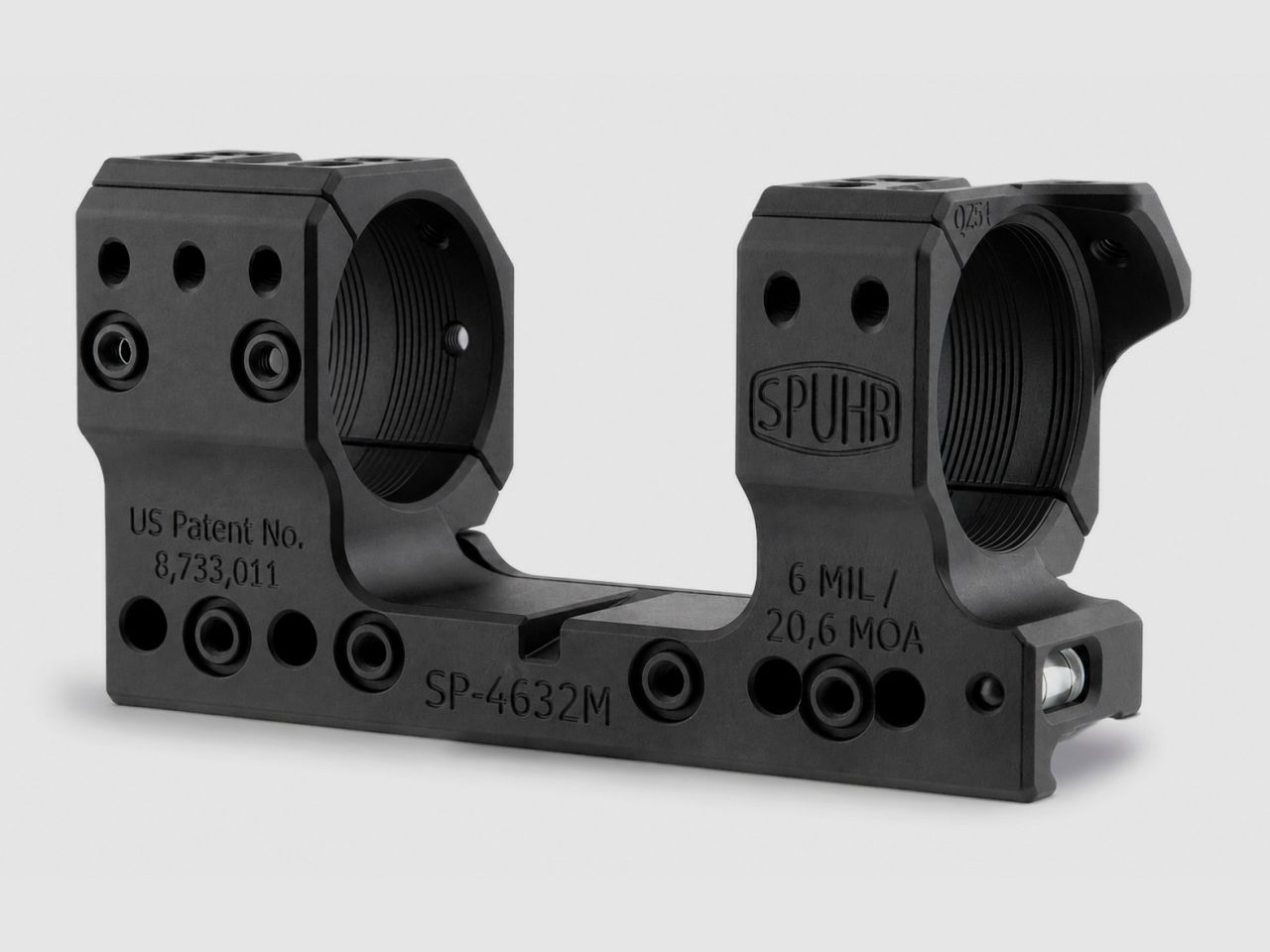 Spuhr Ø34 H34mm 20,6MOA Blockmontage S&B 5-25x56 Ultrashort