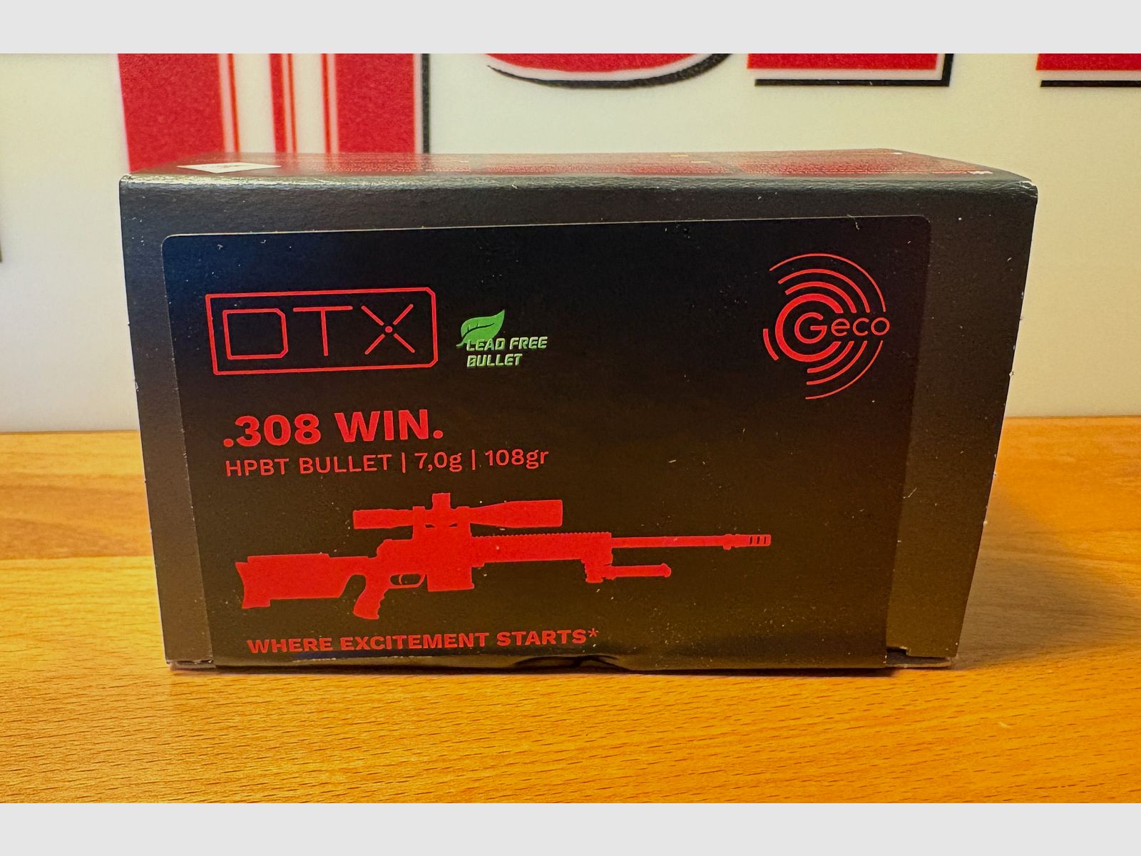 Geco .308 Win. DTX sin plomo 7,0g/108grs. ¡Descuento por cantidad!