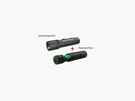 LEDLENSER MT10 BLACK EDITION SET 1000 LM 180 METER
