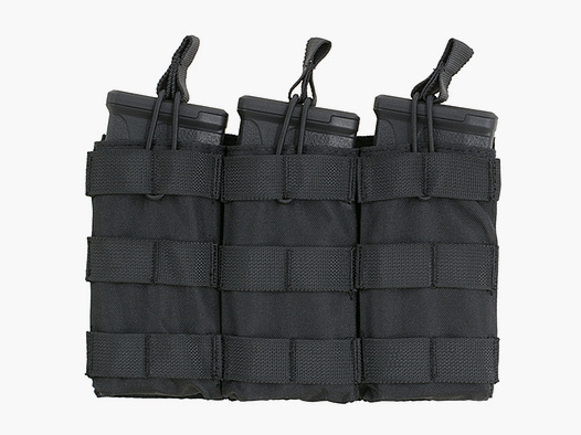 Modular Open Top Triple Mag Pouch For 5.56 - Black [8FIELDS]
