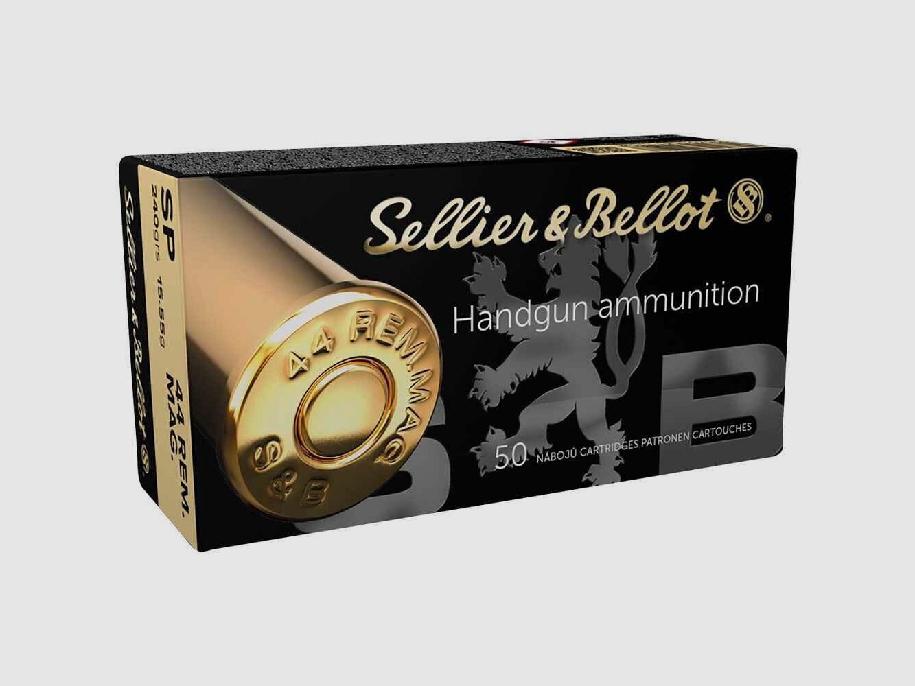 Sellier & Bellot .44 Rem. Magnum Teilmantel SP 240gr. - 50 St.
