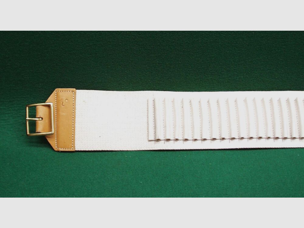 C.Sharps Arms Patronengurt, Leinen, Bild 2 von 2