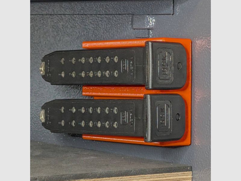 Magnetic magazine holder for 23mm wide magazines for gun cabinets - UltraCompact - accessories for the gun cabinet