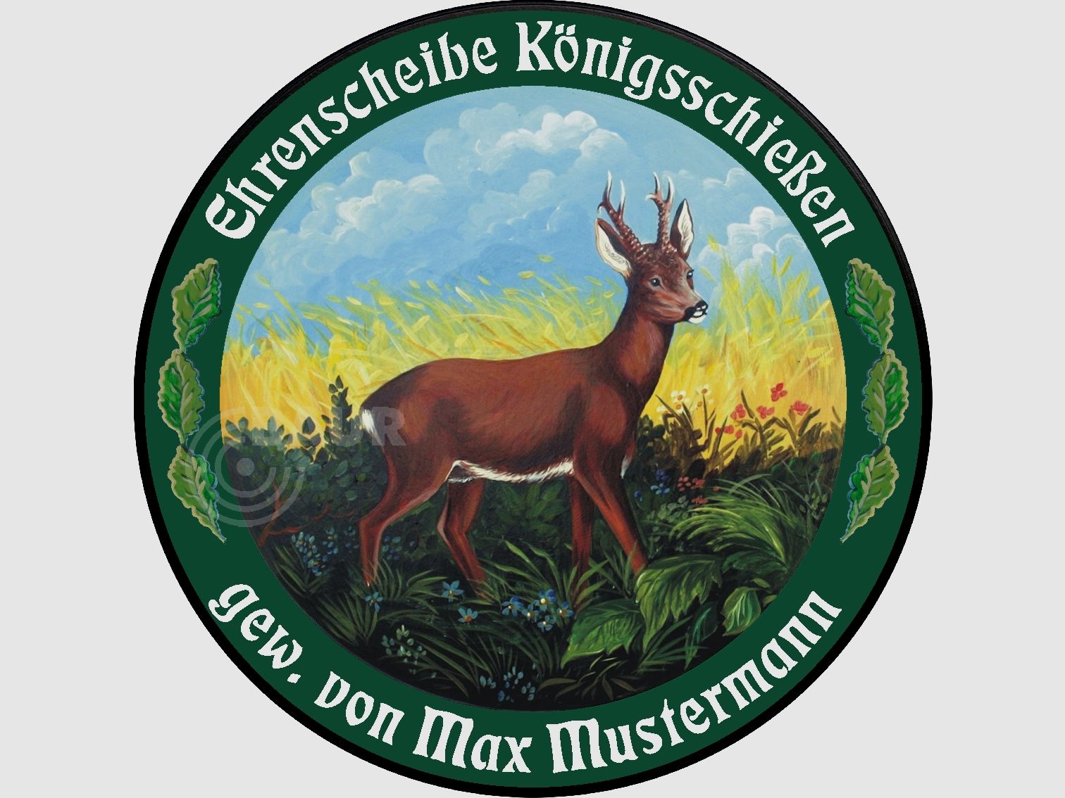 Schützenscheibe ECO-LINE Motiv 095, Bild 1 von 6
