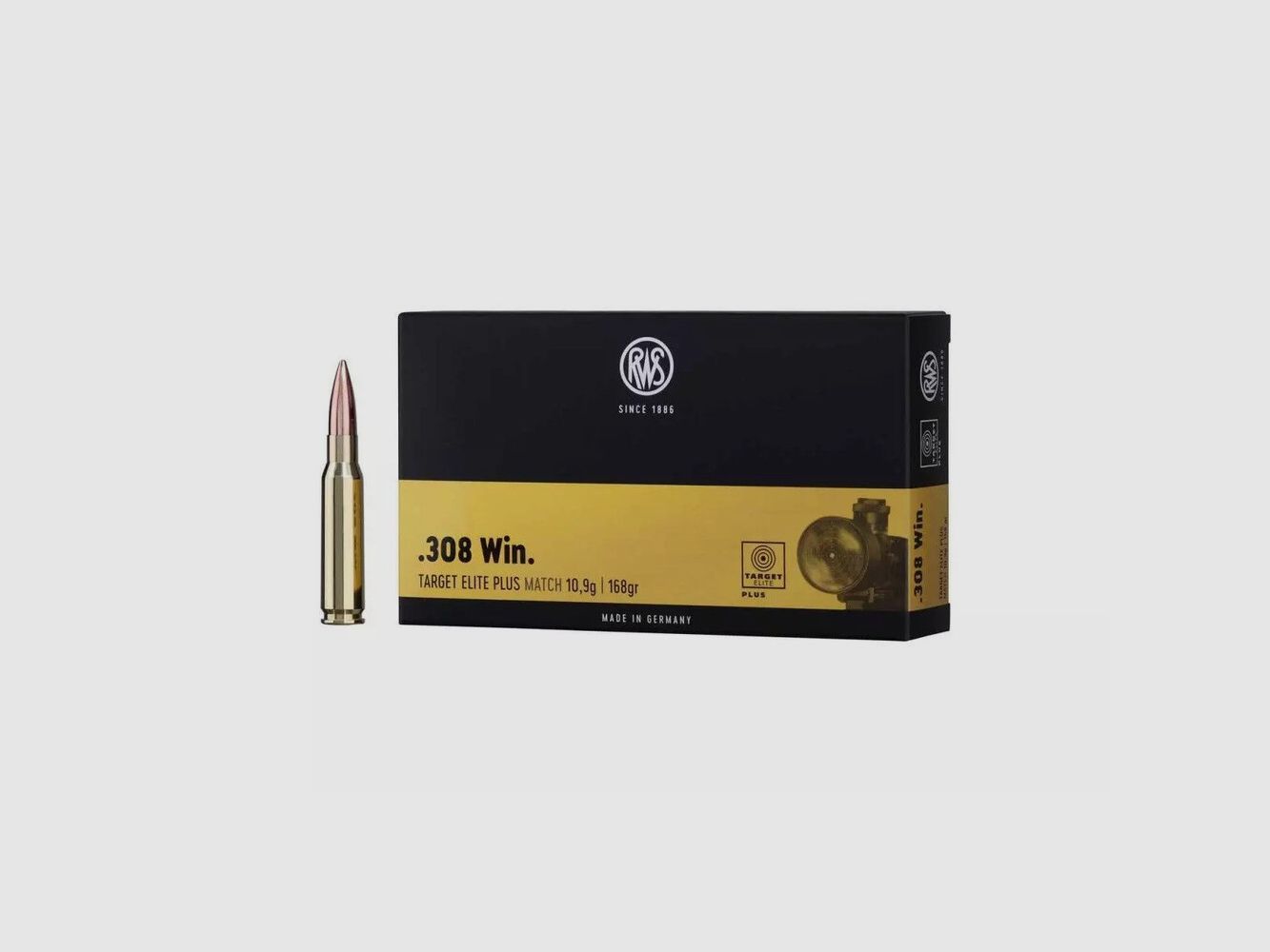 RWS TARGET ELITE PLUS .308 WIN 10,9G/168GR