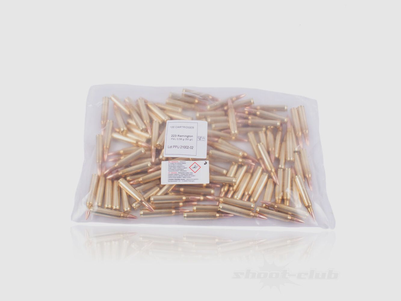 PPU - Prvi Partizan	 FMJ BT 3,56g / 55 grs .223Rem 100er BULK