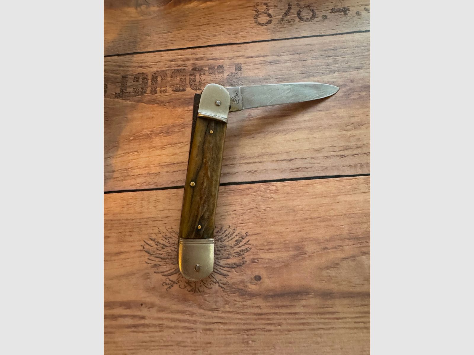 Klappmesser Springer Bonsa Solingen Hirschhorngriff Wingen