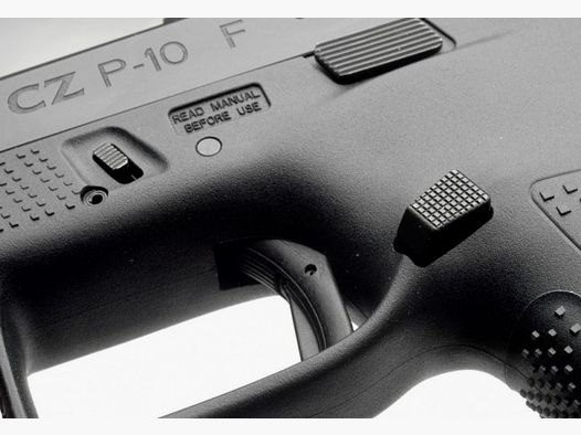 HB CZ P10 Extended Magazine Release, Reversible