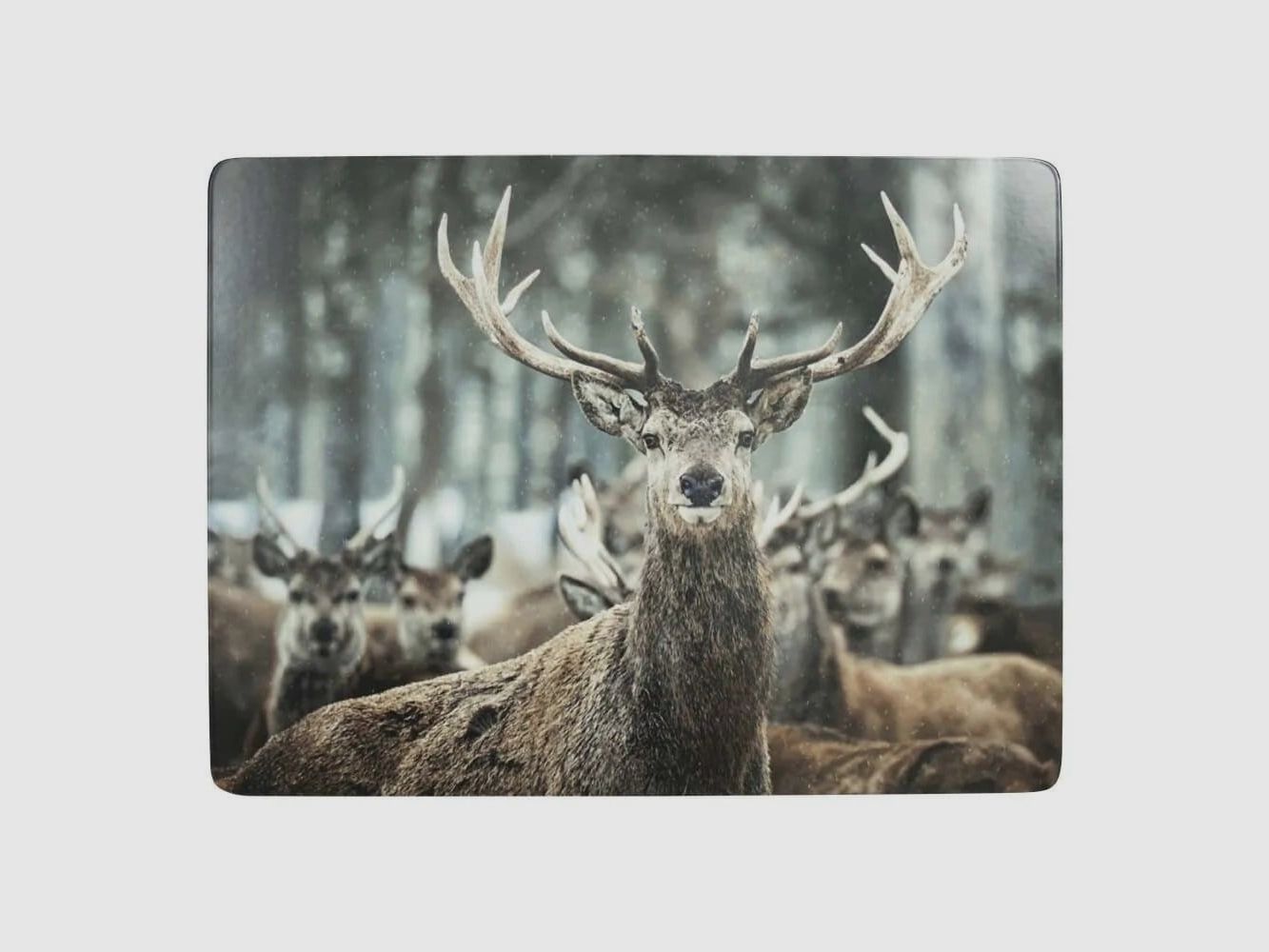 LivingActive Tischset Winter Hirsch 30x40 cm - 4 Stk.
