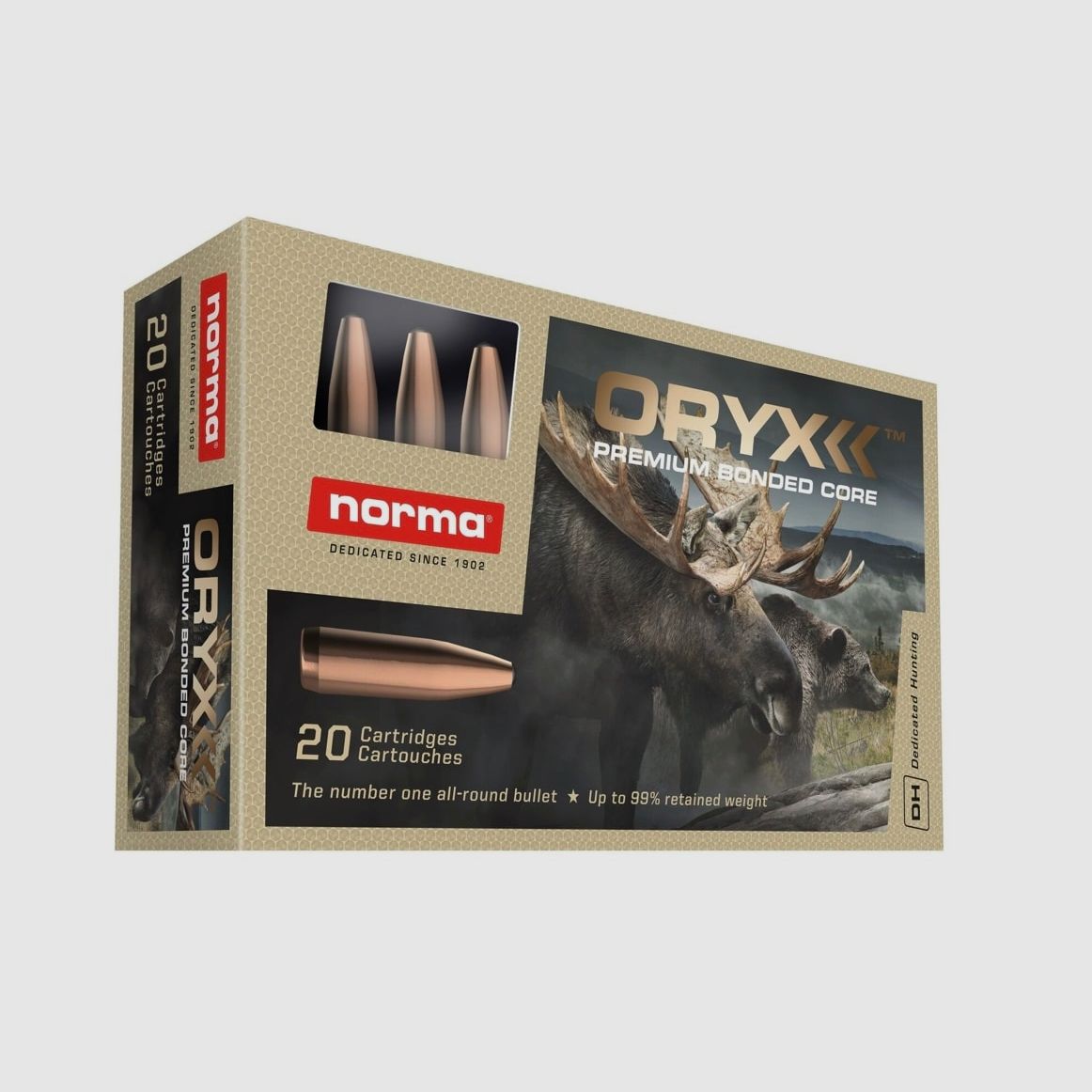 Norma .30-06 Spring. Oryx 11,7 g / 180 gr