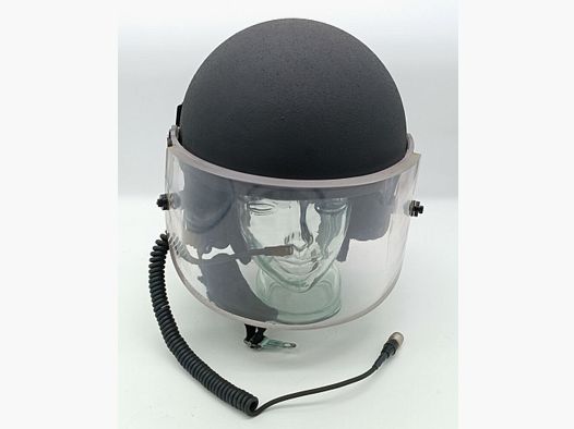 Schuberth P100 police helmet made of Kevlar with ballistic visor
