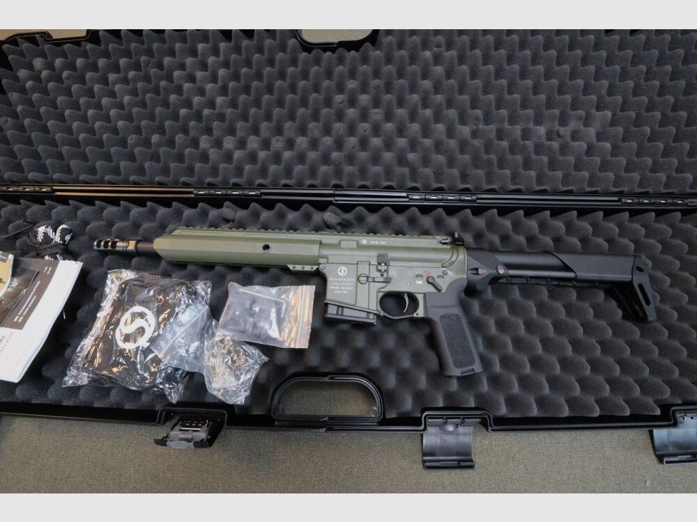 Schmeisser AR 15 Sport AR 15 S4F CSS Green LL10,5" Sportlich Zugelassen