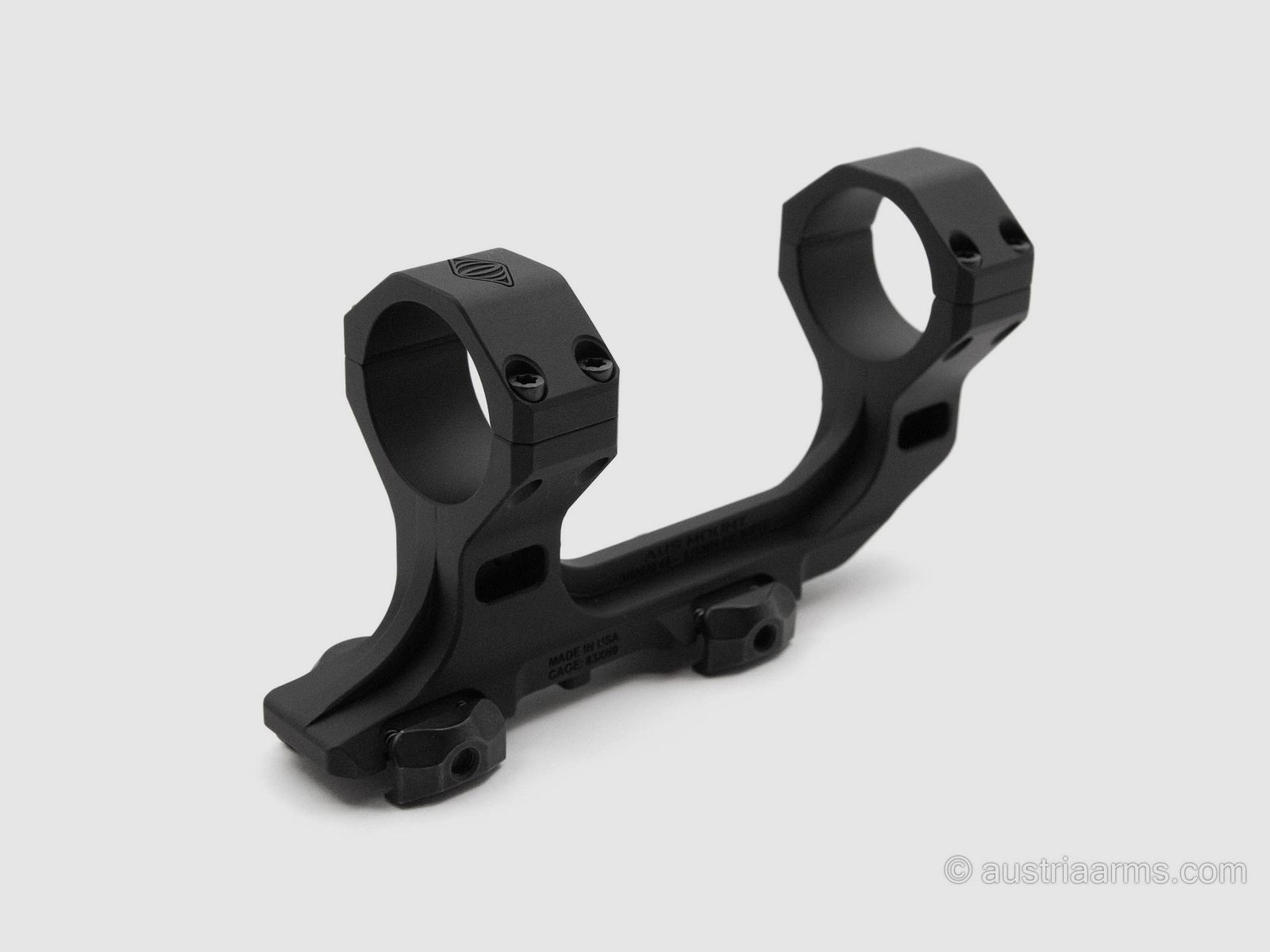 Reptilia AUS Mount 30 mm, 1,93″ (49 mm) Höhe, Schwarz