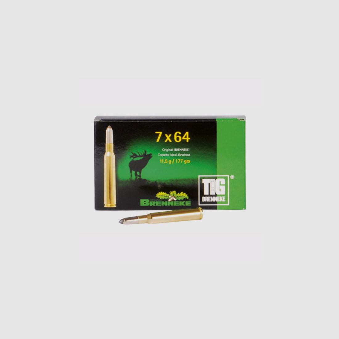 Brenneke 7x64 177GR TIG 20 Patronen