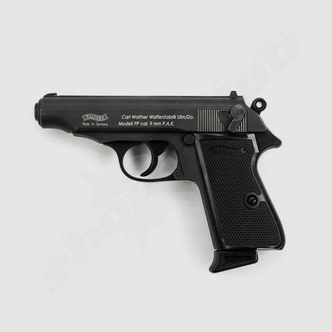 Carl Walther GmbH	 Walther PP Schreckschuss 9mm im Platzpatronen-Set