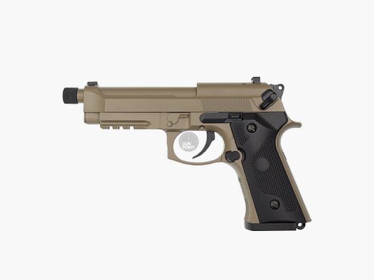 Softair - Pistola - Cyma - CM132 AEP - MOSFET - TAN - da 14 anni, sotto 0,5 Joule