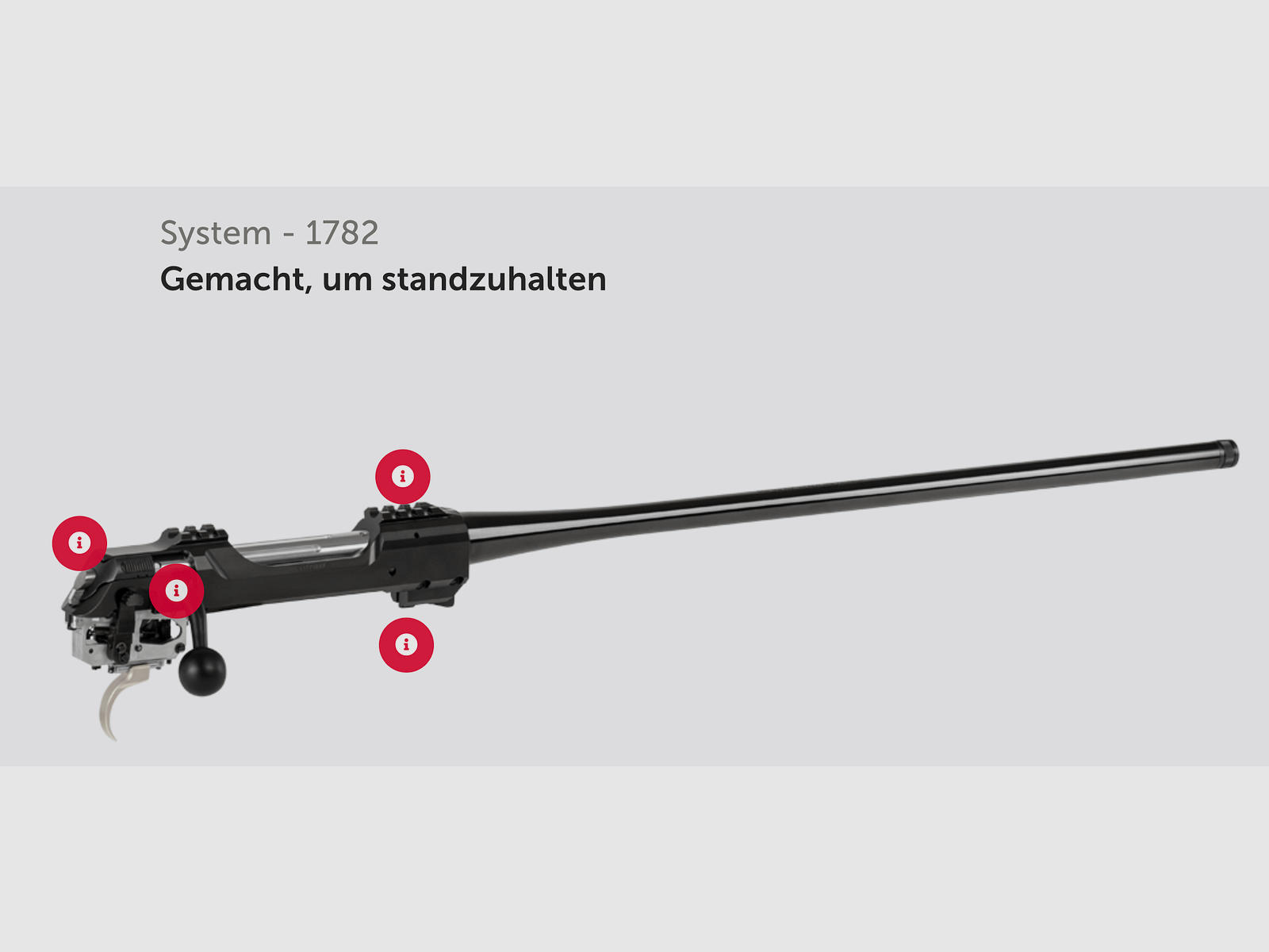 J.G. Anschütz 1782 D G-15x1 Lochschaft Kaliber .243 Win. 580 mm Repetierbüchse, Bild 4 von 7