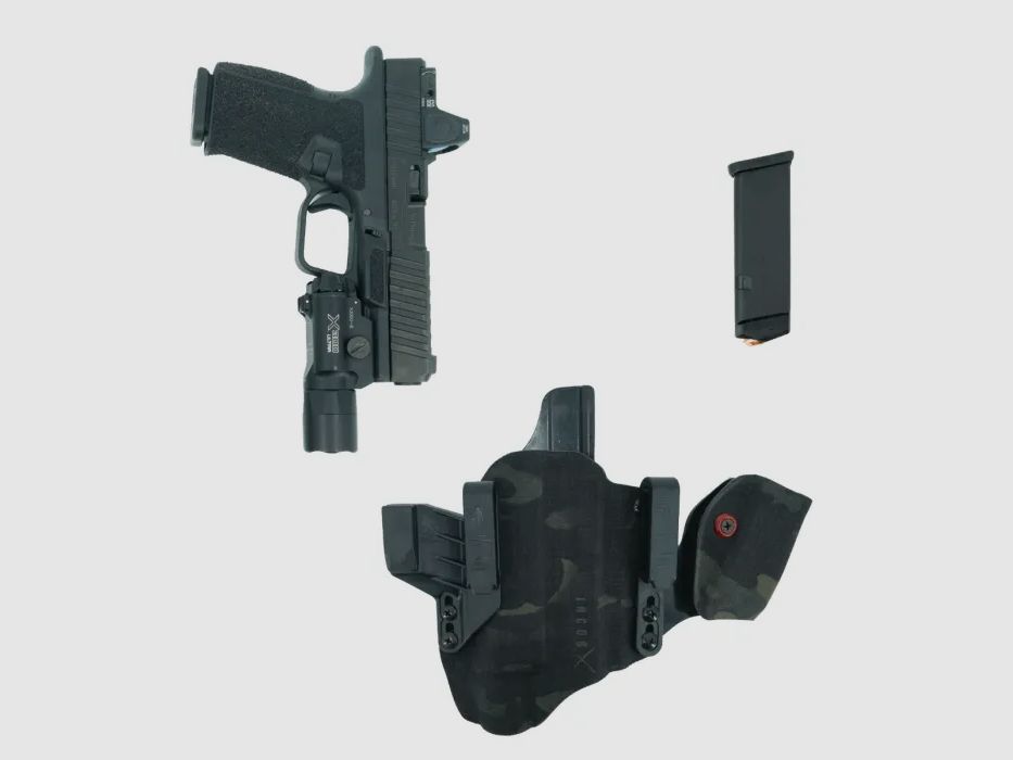 Incog X Holster for Glock G17/19 Large Light w/Mag Caddy (Multicam Black) - Haley Strategic/Safariland, image 4 sur 6