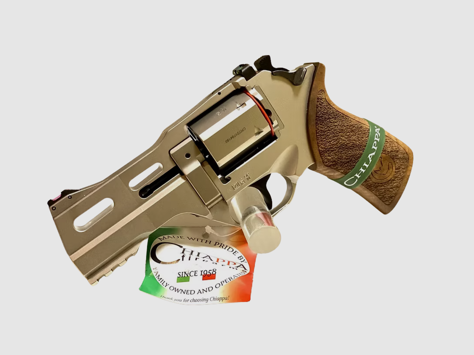CHIAPPA RHINO 40DS Revolver Nickel, afbeelding 1 van 3
