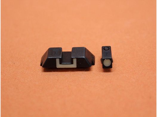 Glock Glock (Gen5): nachleuchtende Visierung feststehende Kontrastkimme 6,1/-Korn 4,1(Stahlausführung)