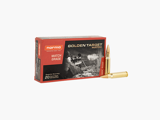 MUNIZIONI – NORMA – GOLDEN TARGET MATCH 308 Win. 11,3g / 175gr