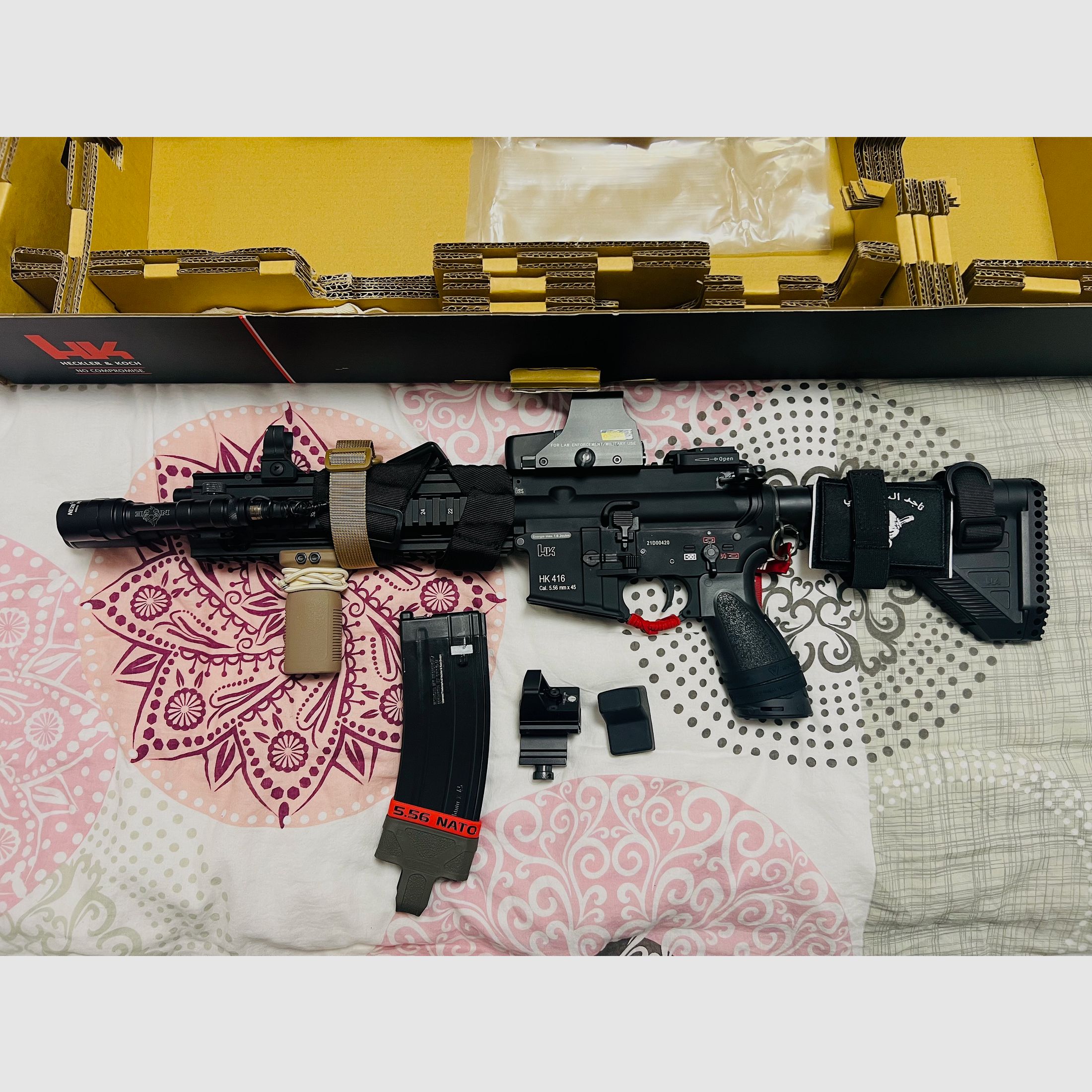 Airsoft rifle Heckler & Koch HK416 A5 GBB from 18