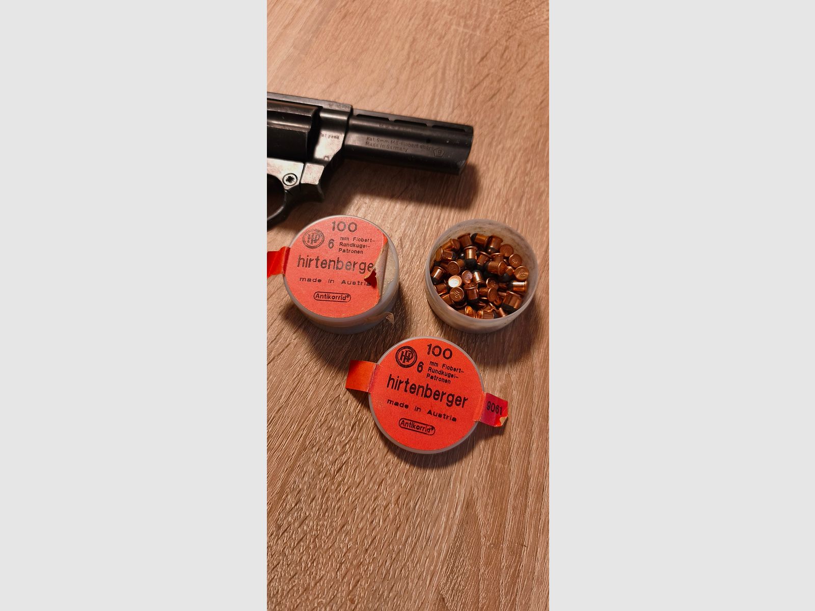 Blank firing/Flobert revolver caliber 6 mm ME Flobert short