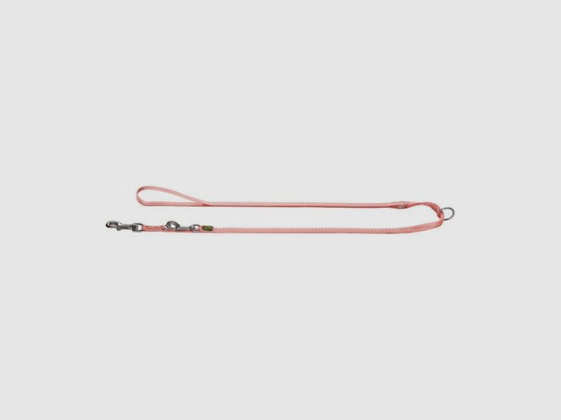 Hunter Verstellbare F?hrleine Tripoli Hellrosa L 200 cm; B 1,0 cm