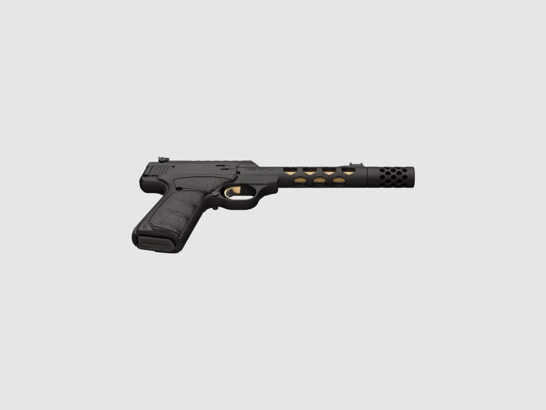 Pistole Browning Buck Mark Vision Black Gold UFX – Kaliber .22 LR, Bild 4 von 4