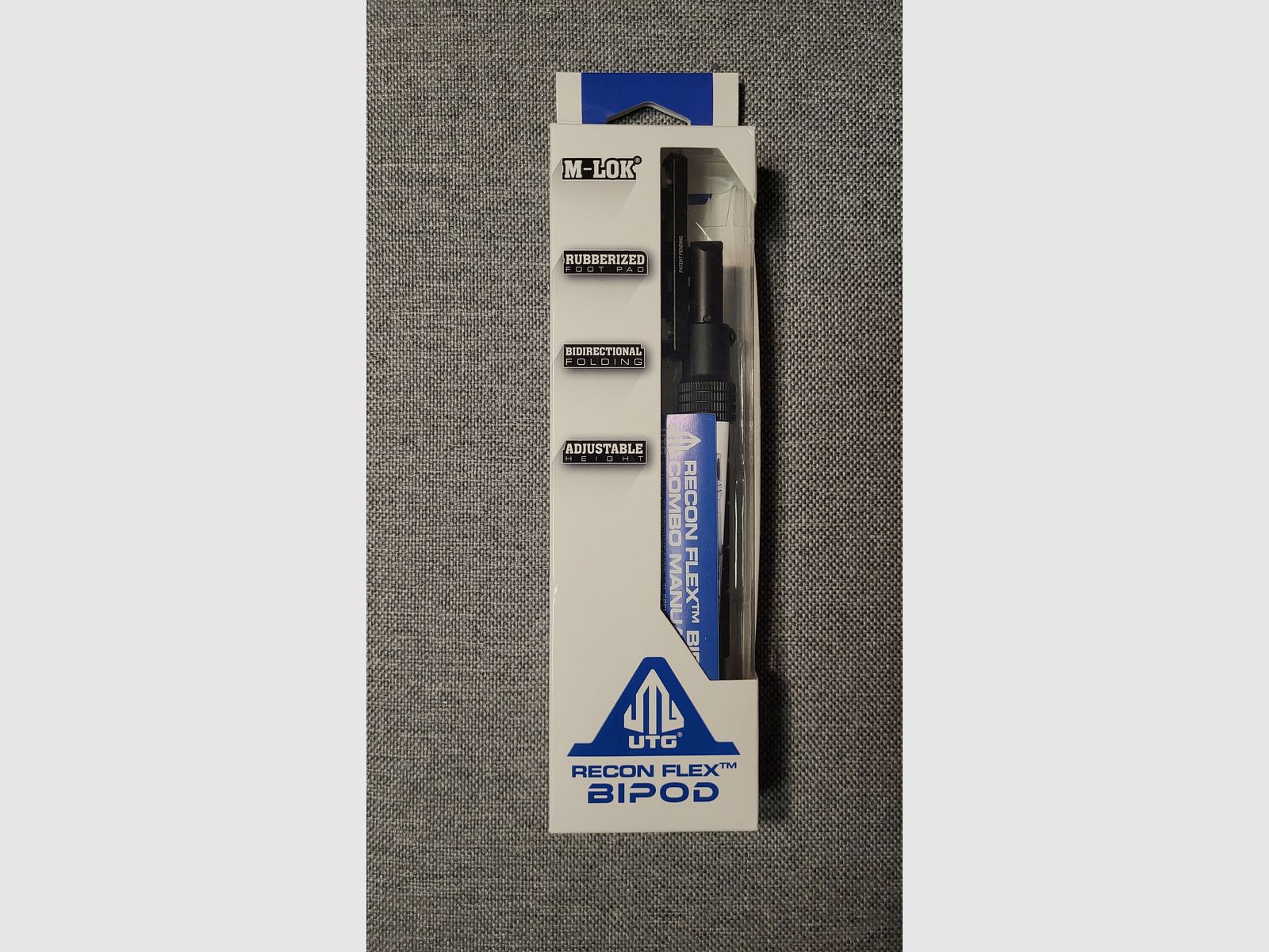 UTG Recon Flex Zweibein, M-LOK, Höhe 8"-12"