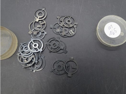 25 x anillo de mira para Anschütz, Suhl, Walther, Feinwerkbau 25 piezas de anillos de mira