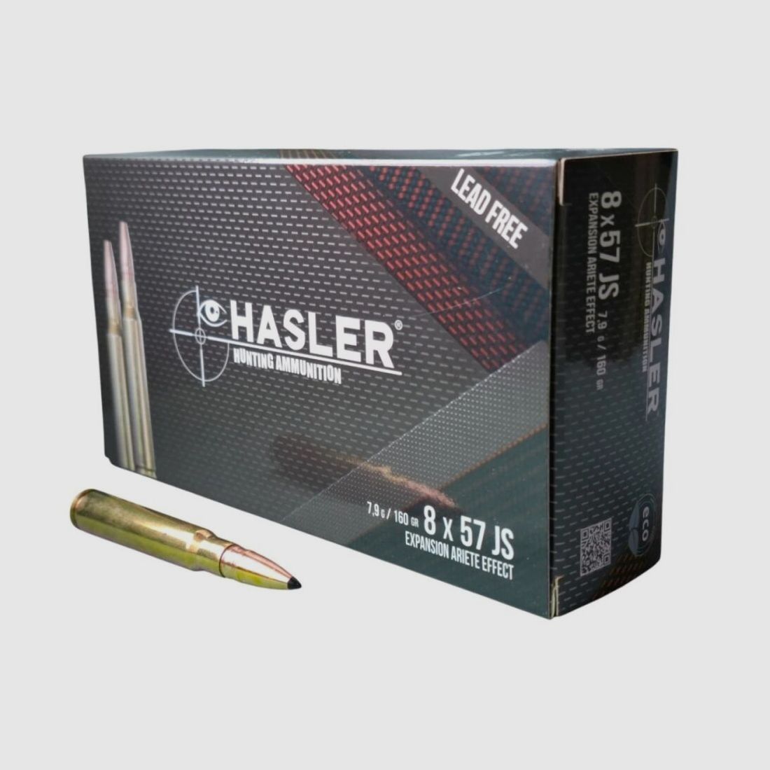 Hasler HASLER Ariete 8x57JS 7.9g, 160gr, lead-free, 20 pcs.