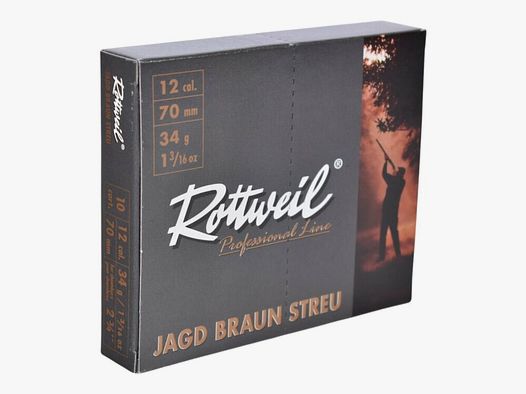 Rottweil 12/70 Hunting Brown Spread 34g 3.2mm