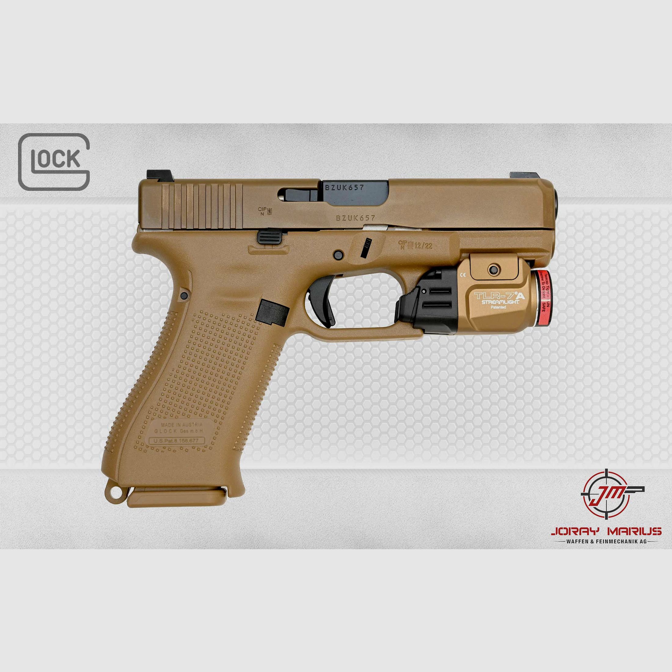Glock 19X 9mm Para mit Streamlight TLR-7X