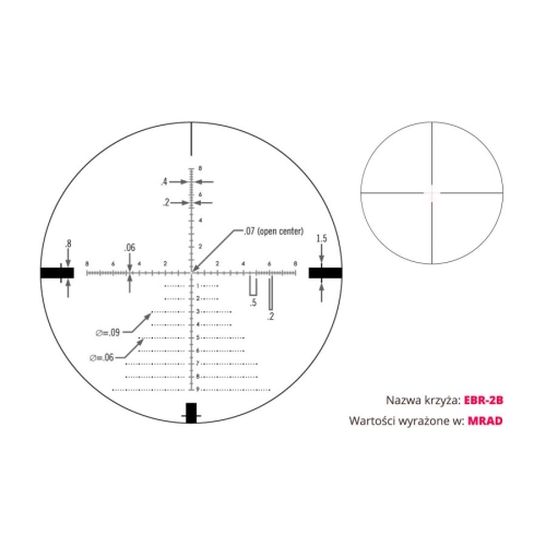 Zielfernrohr Vortex Diamondback Tactical 6-24x50 FFP 30 mm AO EBR-2C, Bild 2 von 6