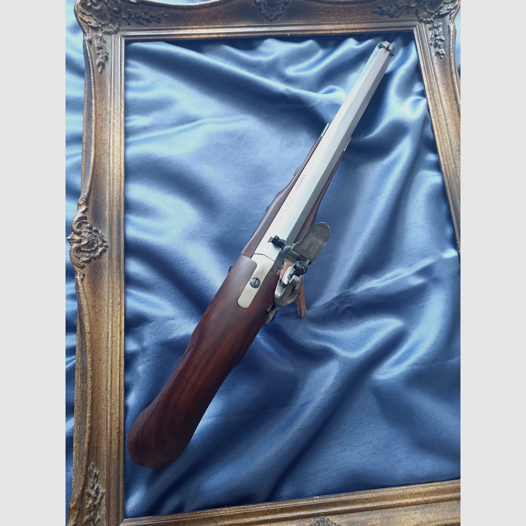 Charles Moore Steinschlosspistole cal .45Pedersoli (with original packaging) muzzleloader black powder