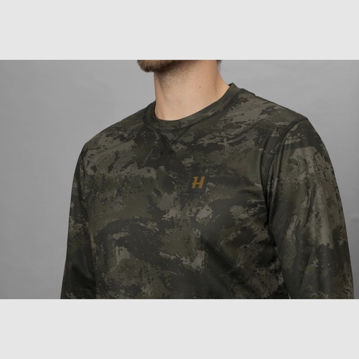 HÄRKILA Noctyx Camo L/S T-Shirt Axis MSP Black