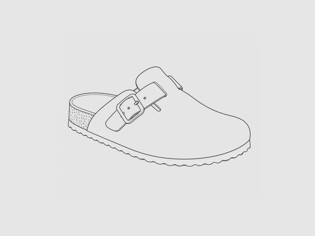 Sabot Ayoka Soube da uomo in pelle khaki, immagine 6 di 8