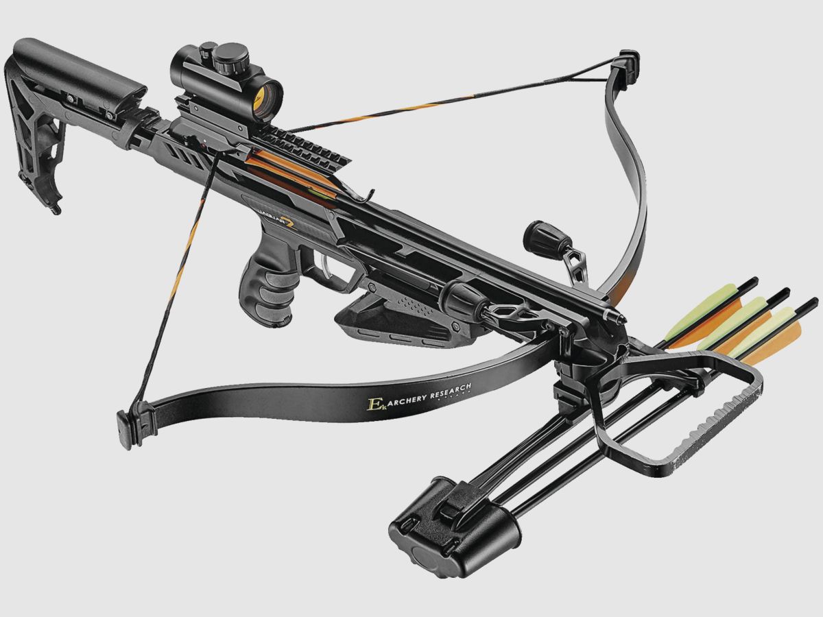 Pack Armbrust Jaguar II Pro Deluxe + Rotpunktvisier