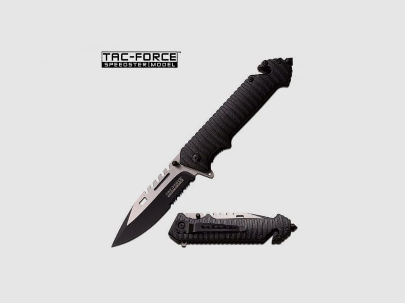 Tac Force Army Black folding knife