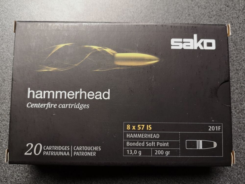 Sako Hammerhead SP 13.0g/200grs à20 8x57JS