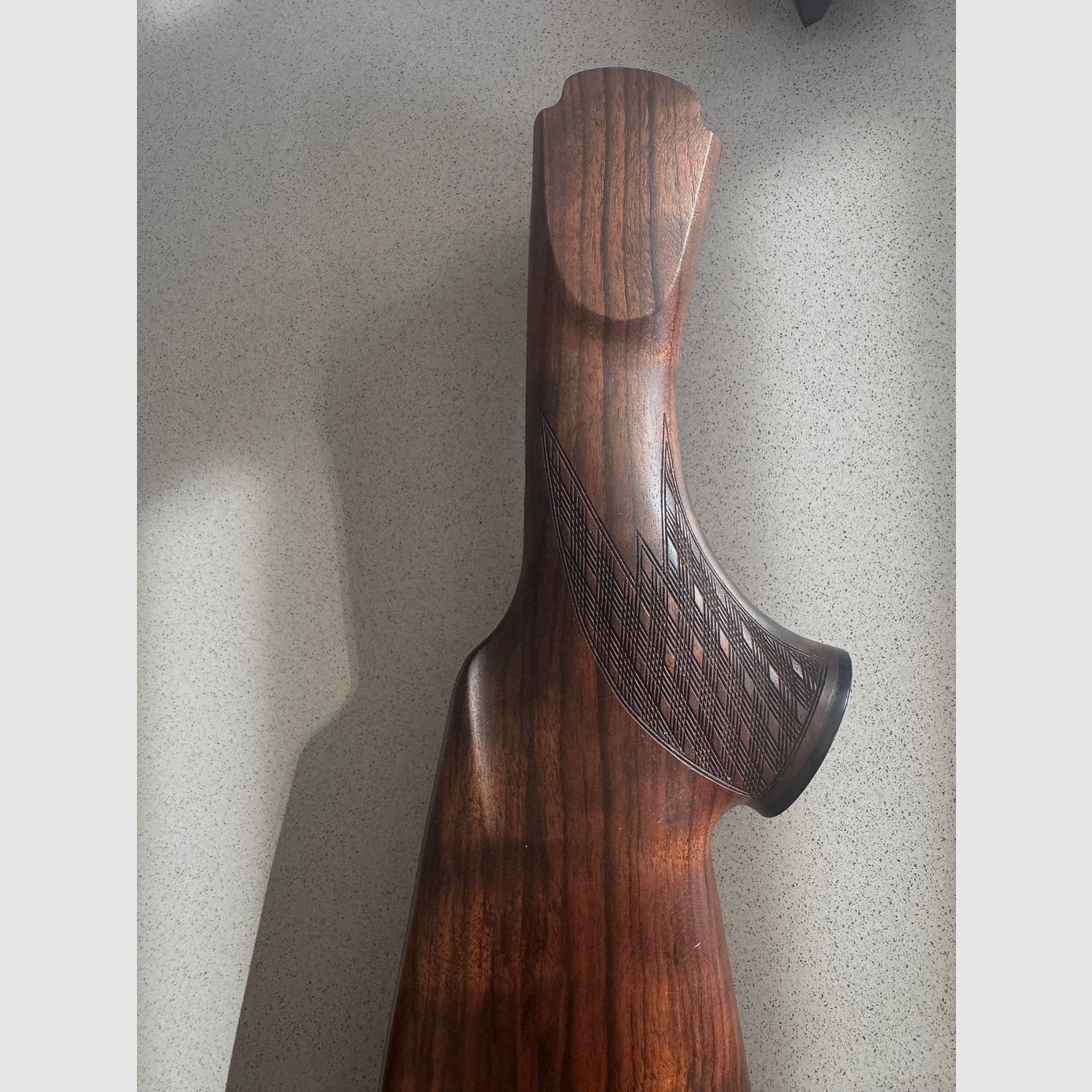 Blaser D99 przód i tył z osłoną kolby pokrytą skórą