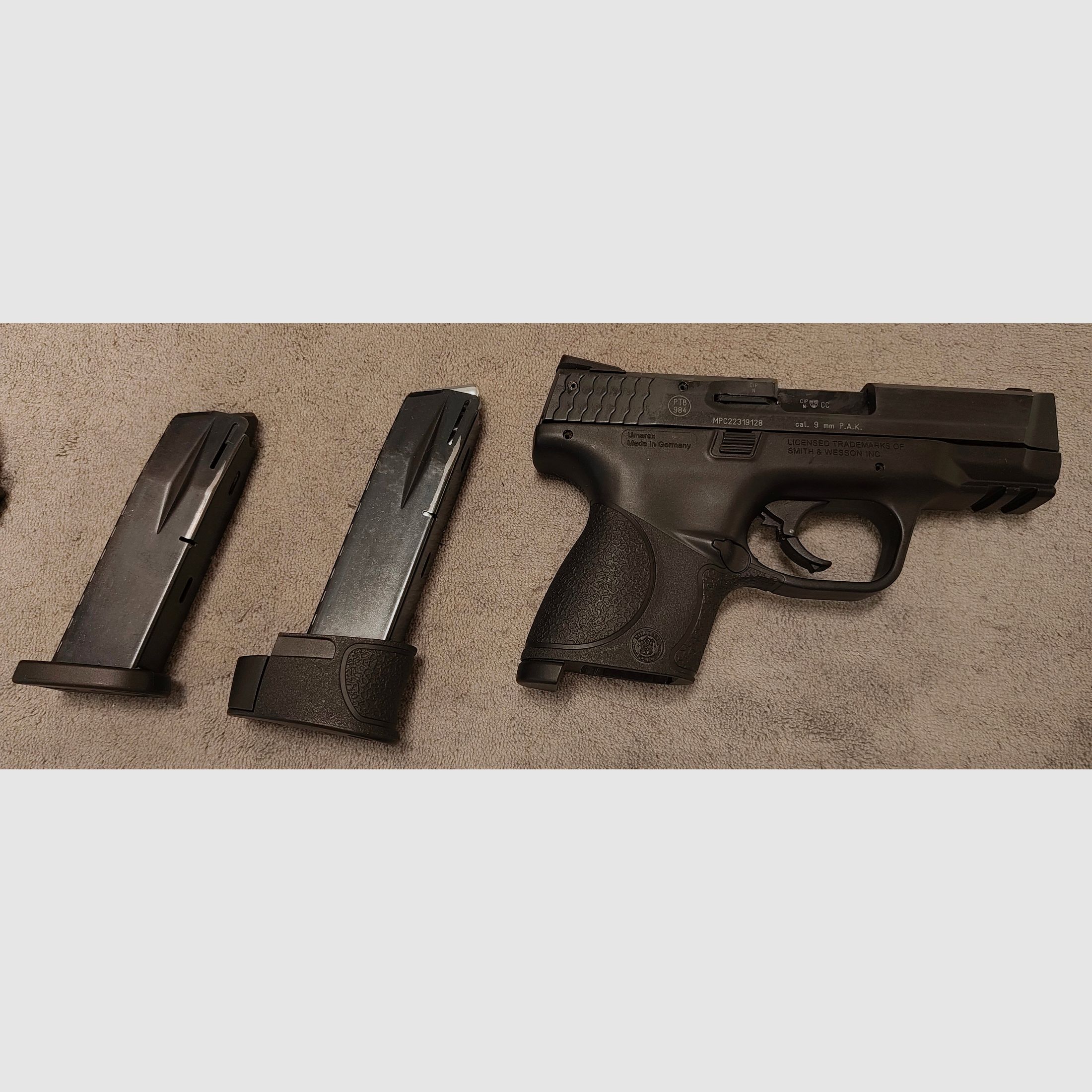 Smith&Wesson M&P9c 9 mm P.A.K Schreckschuss