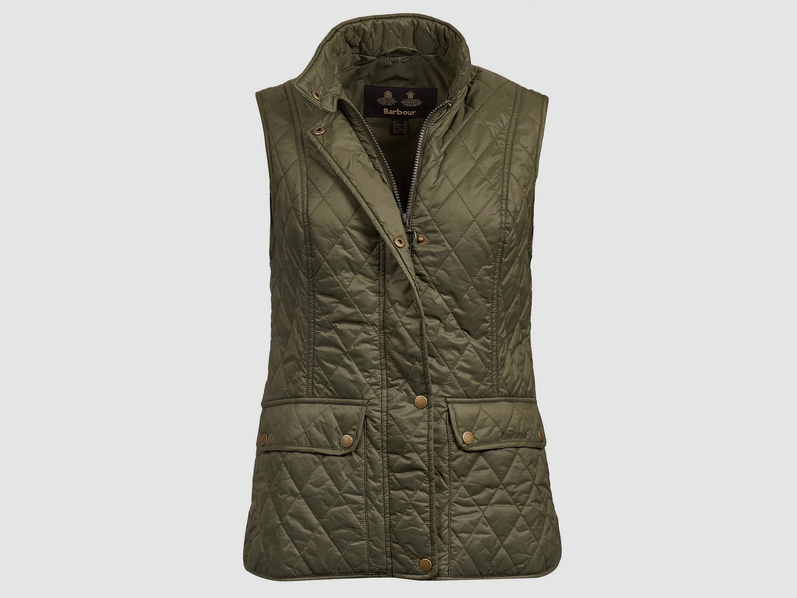 Barbour Damenweste Otterburn, Farbe Olive